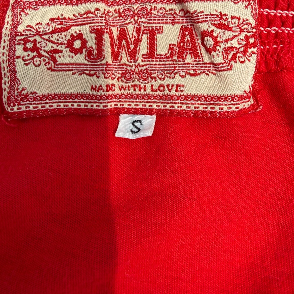 Johnny Was Red Embroidered V-Neck Women’s Dress - Picture 8 of 9